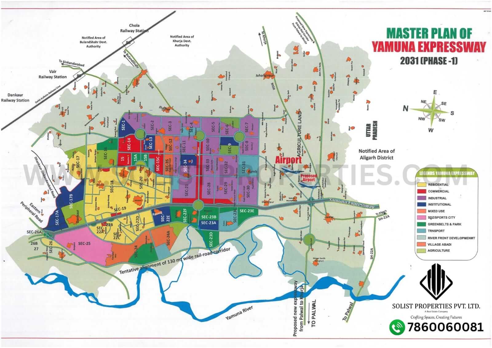 Yamuna Expressway Map